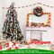3 Pack Christmas Pom Poms Garland, 7Ft Each, String Banner Felt Ball Garland in Red, White, Green, Colorful Pom Pom Balls for Christmas Tree, Mantel, Staircase, Ornament Home/Room Decor